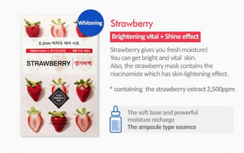 [Etude house] 0.2mm Therapy Air Mask #Strawberry